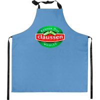 Claussen Pickles Food Snack Gift Kitchen Aprons — Kitchen Aprons