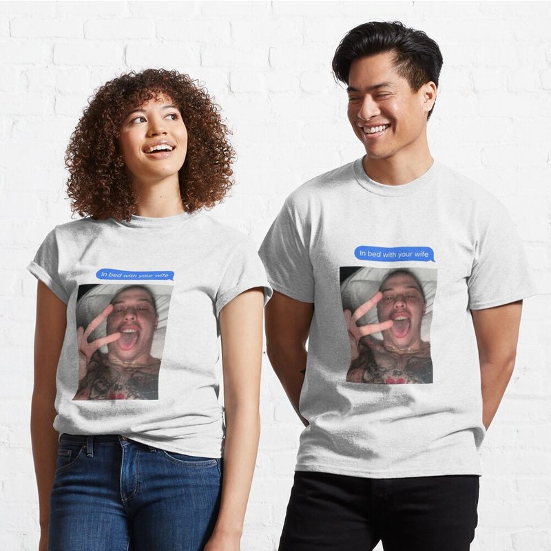 Sketes In Bed With Your Wife - Pete Davidson Classic T-shirt — T-shirts pour hommes