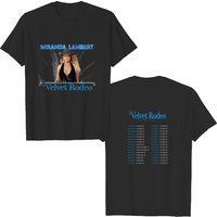 Miranda Lambert Velvet Rodeo 2023 Tour Shirt, Country Music 2023 Tour Merch, Miranda Lambert Concert, Velvet Rodeo Fan Gift, Gift For Fan — T-shirts pour hommes