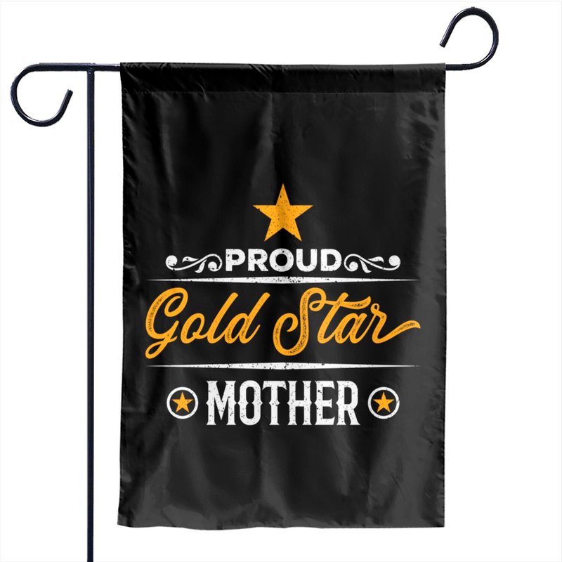 Proud Gold Star Mother - Gold Star Mothers Day - Garden Flags — Drapeaux décoratifs