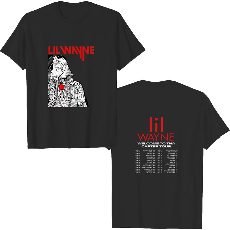 Lil Wayne Rapper 2023 Tour Shirt, Lil Wayne Rapper Fan Shirt — T-shirts pour hommes