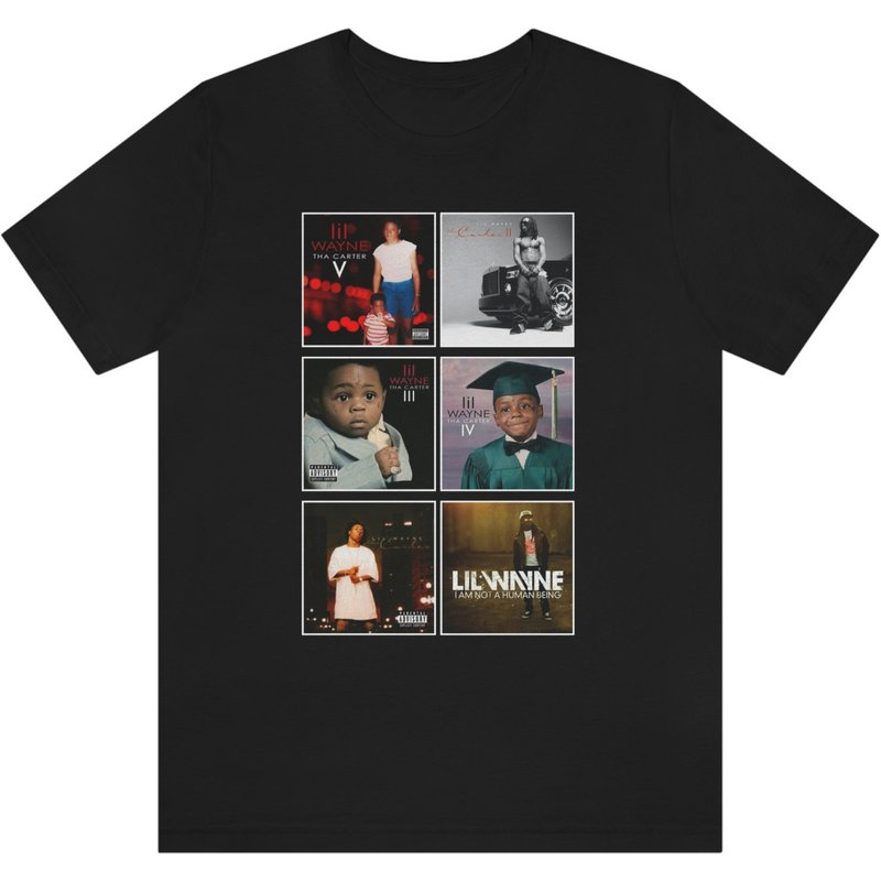 Lil Wayne Album T-shirt, Lil Wayne Rap Music Shirt — T-shirts pour hommes
