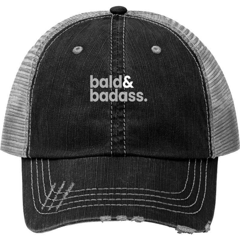 Bald And Badass Trucker Hats — Baseball Cap