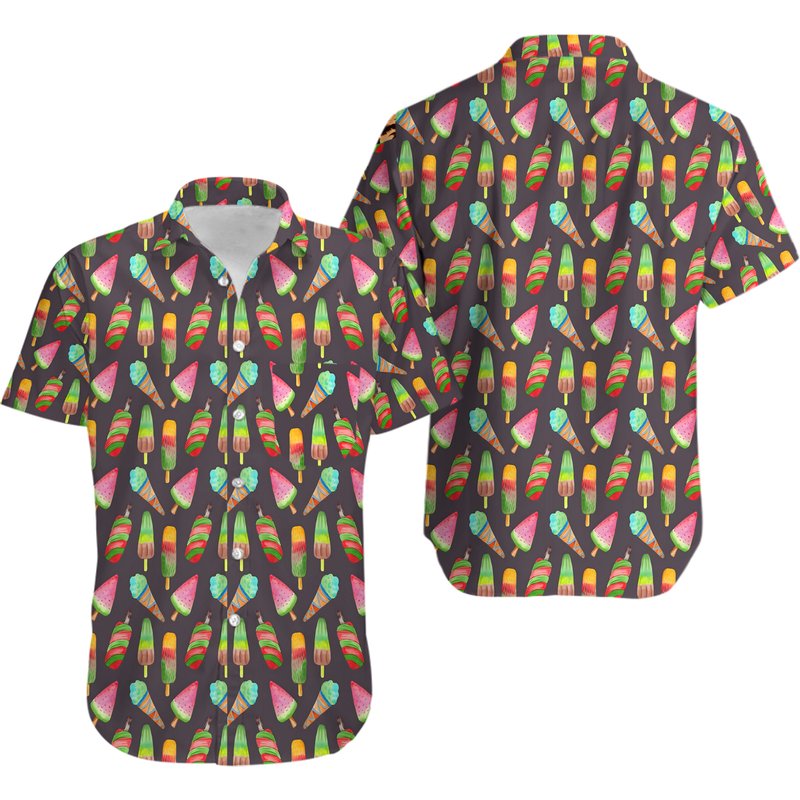 Popsicle Hawaiian Shirt — Mens Casual Shirts