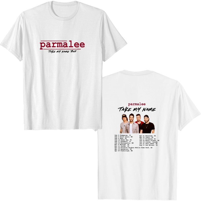 Trending Parmalee 2023 Take My Name Tour T-shirt — T-shirts pour hommes
