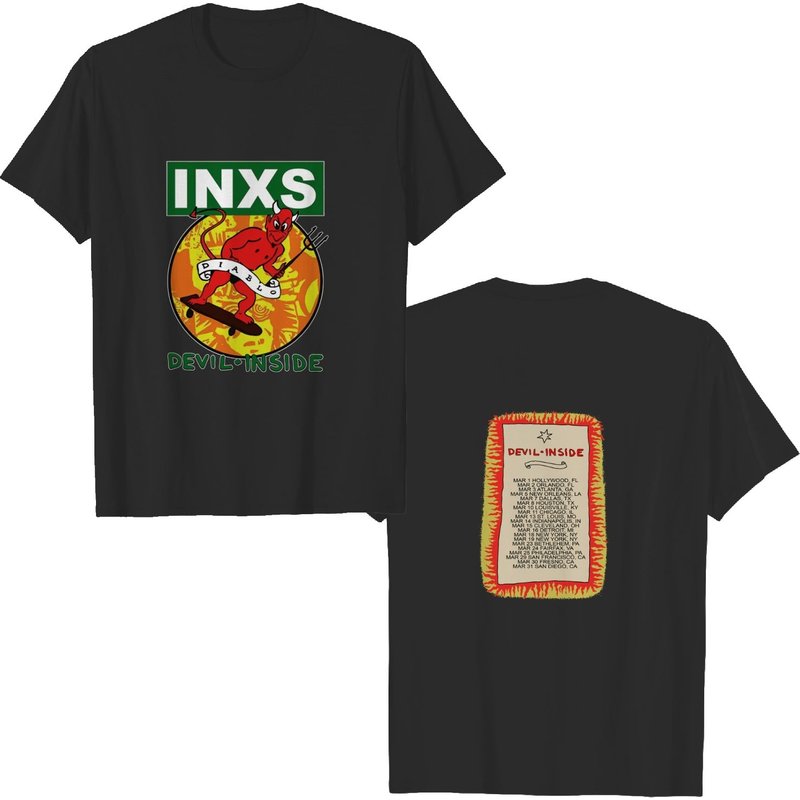 Vintage 1987 Inxs Kick Tour Devil Inside T-shirt