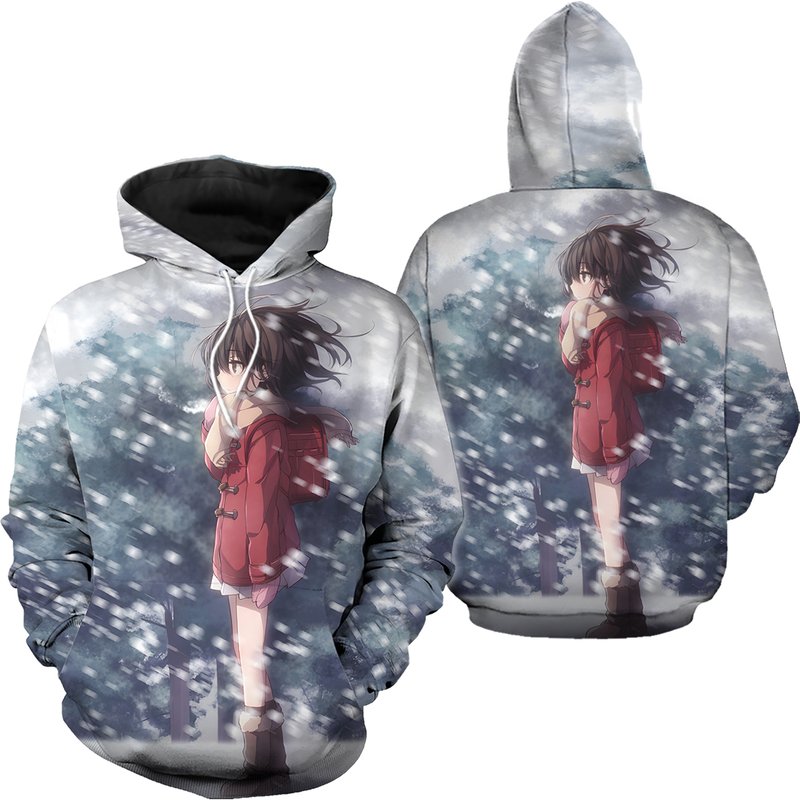 Unisex Erased Anime Fashion 3d Hoodie — Sweats à capuche pour hommes