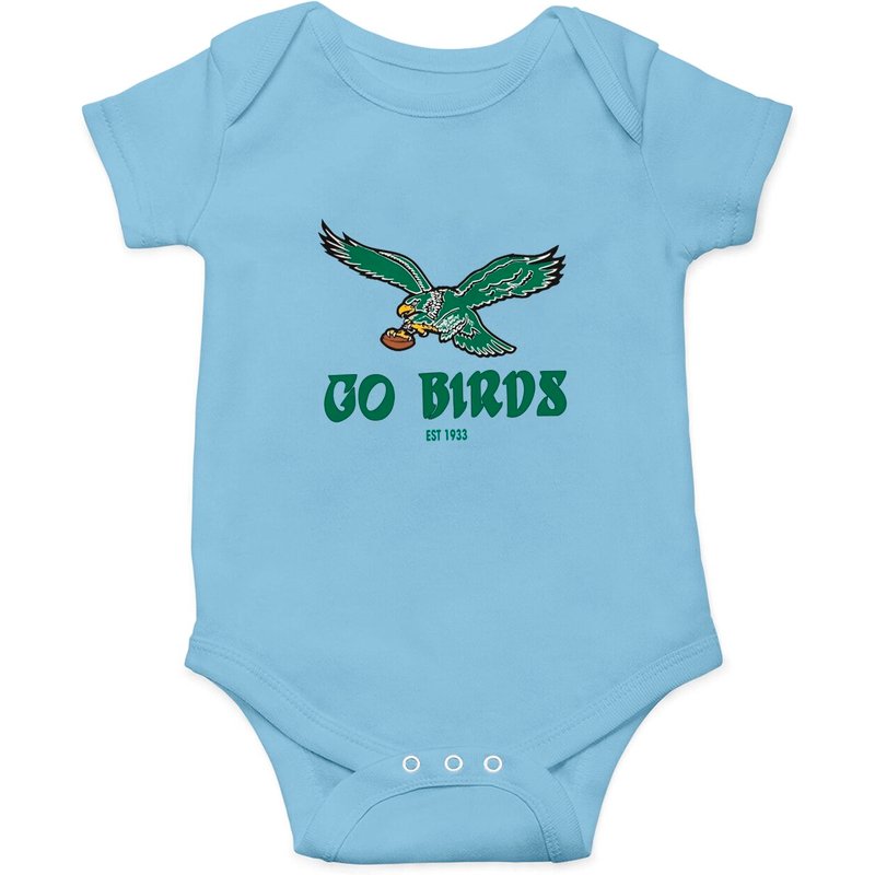 Go Birds Est 1933 Onesies, Vintage Eagles Philadelphia — Bodys bébé