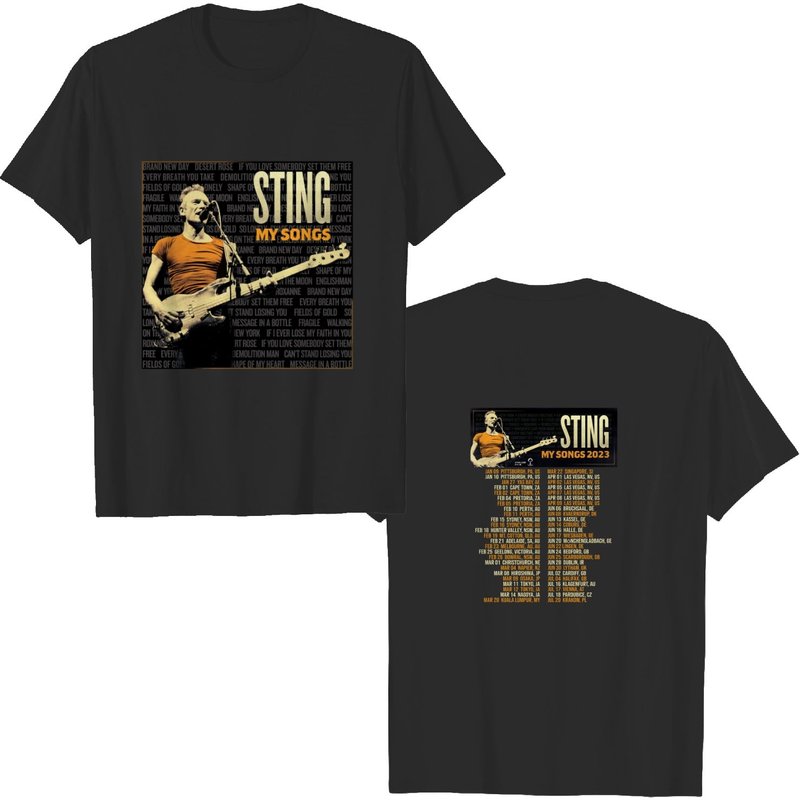 Sting Tour 2023 Shirt, Sting Concert Tour 2023 T-shirt
