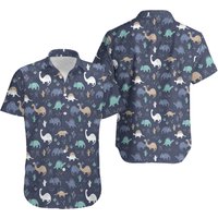 Dinosaur Pattern Hawaiian Shirt