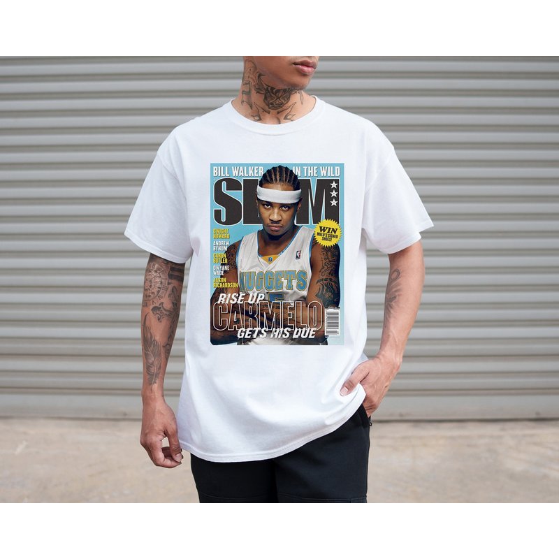 Carmelo Anthony Slam Magazine T-shirt — T-shirts pour hommes