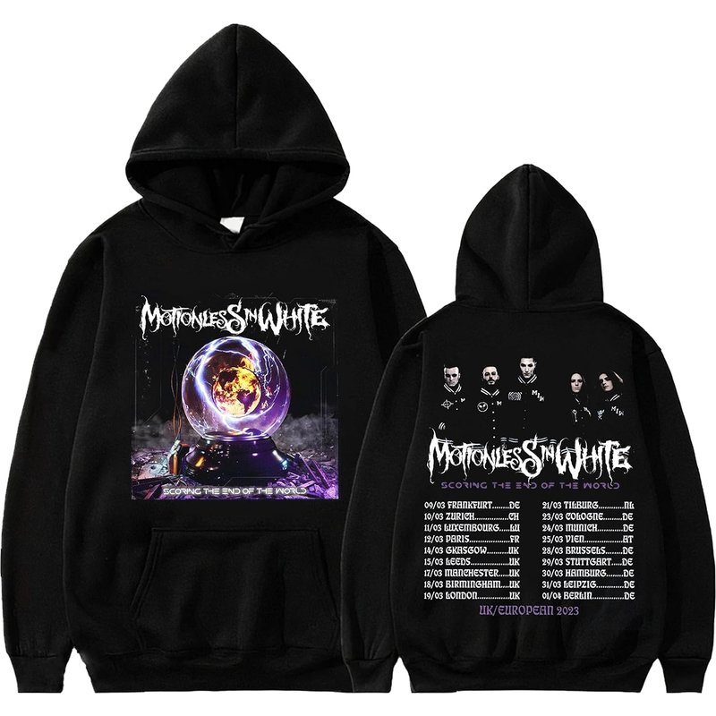 2023 Motionless In White Scoring The End Of The World — Mens Hoodies