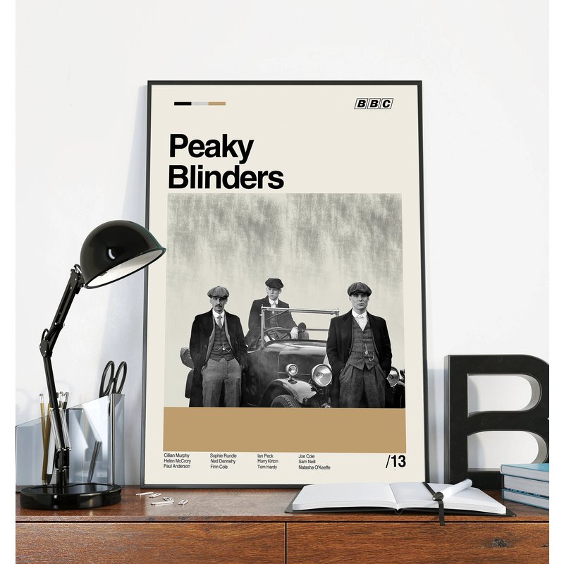 Peaky Blinders Poster - Minimalist Movie Poster — Posters & Prints