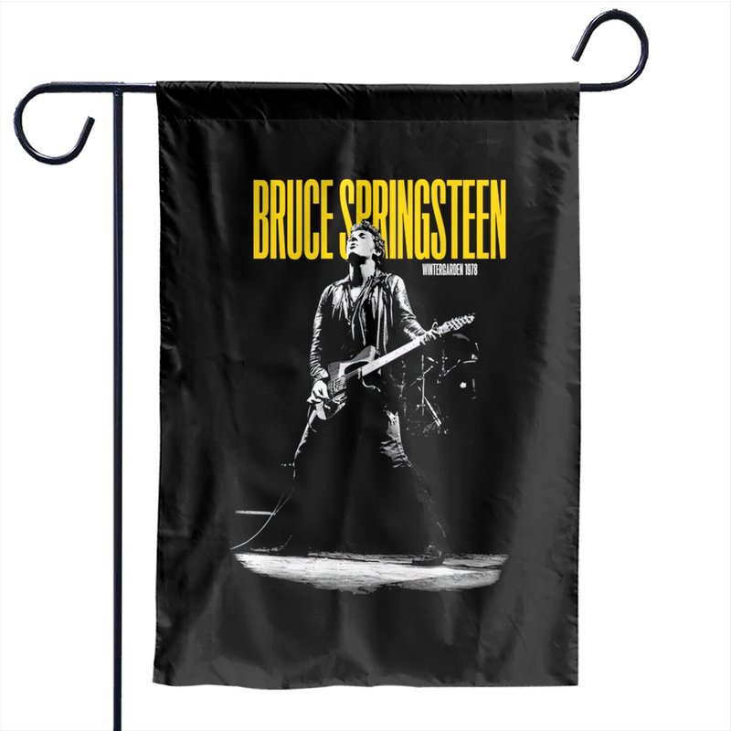 Vintage Bruce Springsteen Garden Flags, Bruce Springsteen Garden Flags — Drapeaux décoratifs