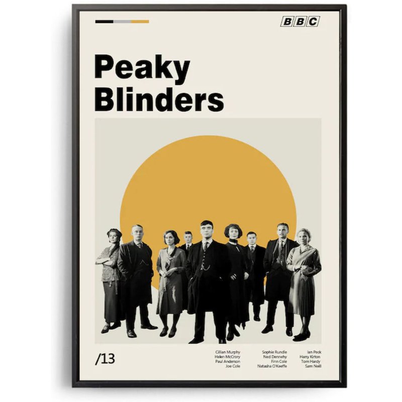 Peaky Blinders Vintage Inspired Poster — Posters & Prints