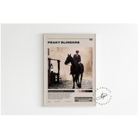 Peaky Blinders Poster, Cillian Murphy, Minimalist Tv Series Poster — Posters & Prints