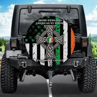 Celtic Cross Spare Tire Cover, Irish Tire Cover