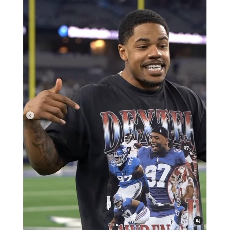 Vintage Dexter Lawrence Shirt, Sterling Shepard Dexter Lawrence Shirt — T-shirts pour hommes