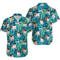 Pug Dog Hawaiian Shirt For Men, Women, Pug Dog Aloha Shirt Summer