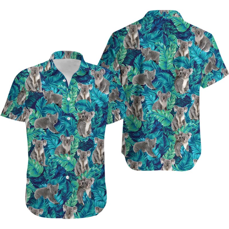 Koala Hawaiian Shirt — Chemises décontractées pour hommes