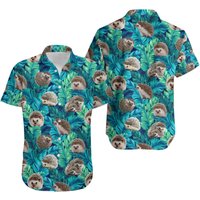 Hedgehog Hawaiian Shirt