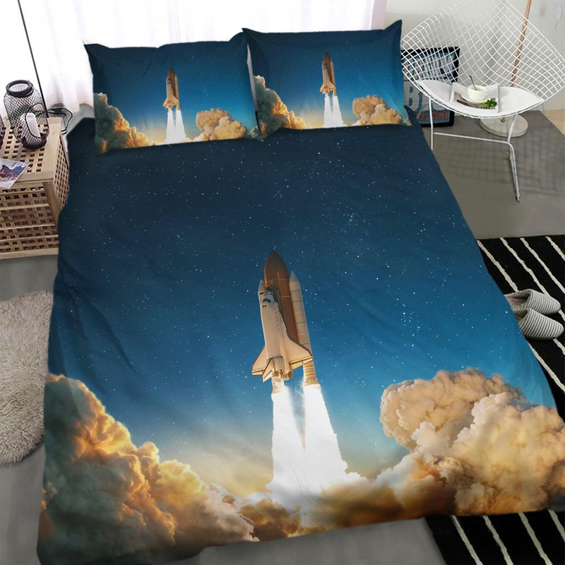 Nasa Space Launch Bedding Set — Duvet Covers