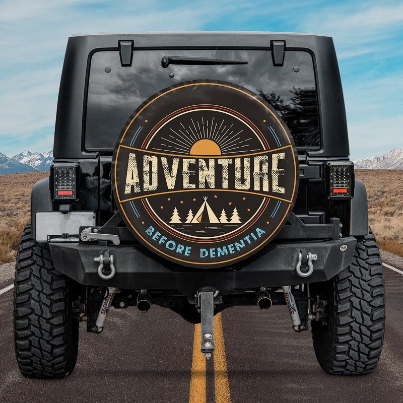 Adventure Camper Travel Usa Spare Tire Cover — Accessoires pour camions