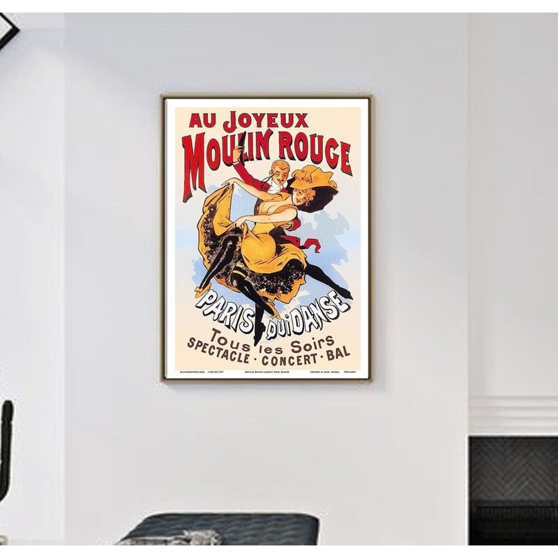 At Joyful Moulin Rouge Poster — Posters & Prints