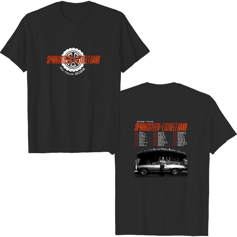 Bruce Springsteen 2023 Tour Shirt, Bruce Springsteen E Street Band Tour 2023 T Shirt — T-shirts pour hommes
