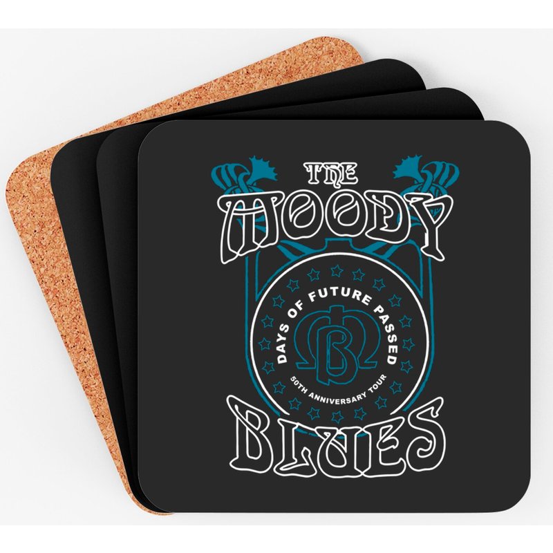 The Moody Blues Unisex Coasters: Days Of Future Past Tour — Sous-verres et napperons