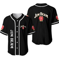Jim Beam Bourbon Baseball Jersey — T-shirts pour hommes