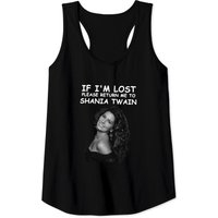 If Im Lost Please Return Me To Shania Twain Tank Tops — T-shirts pour hommes