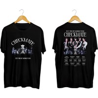 2 Sides Itzy Checkmate 2023 World Tour Shirt Yuna Shirt