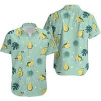 Green Avocado Hawaiian Shirt For Men, Women, Aloha Shirt Summer