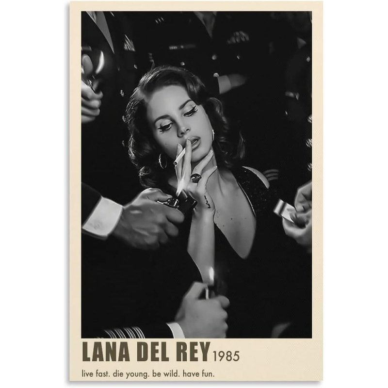 Lana Del Rey Poster, Vintage Poster, Vintage Room Decor — Posters & Prints