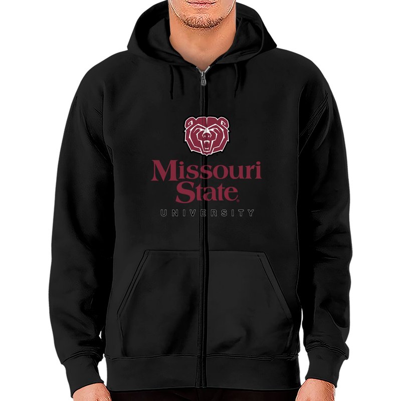 Missouri State University Zip Hoodies — Sweats à capuche pour hommes