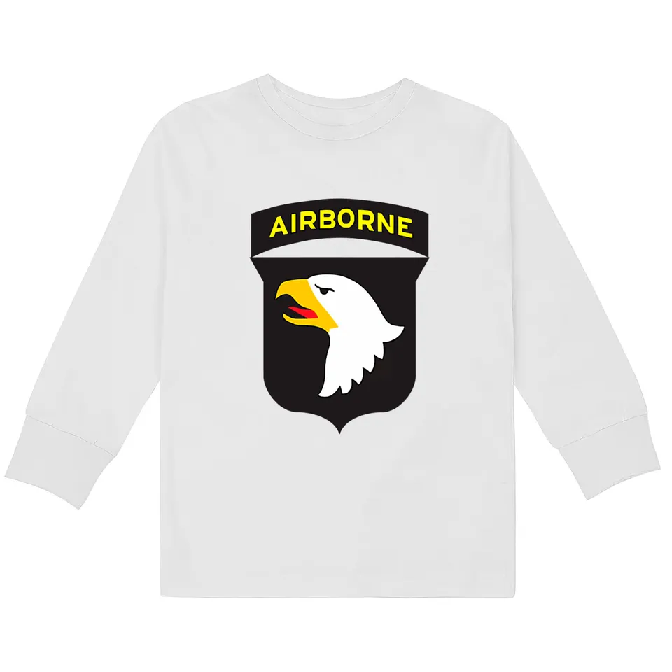 101st Airborne Division Kids Long Sleeve T-Shirts — Mens T Shirts