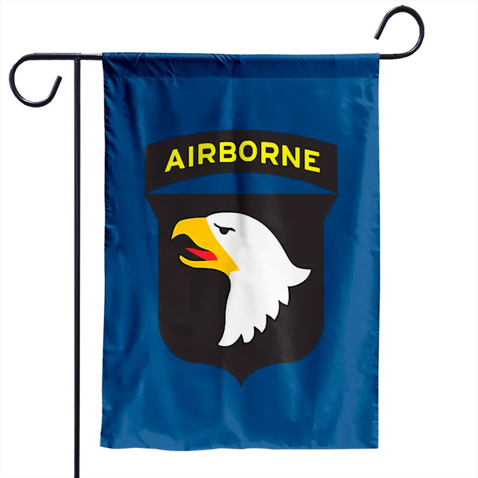 101st Airborne Division Garden Flags - Royal Blue — Decorative Flags