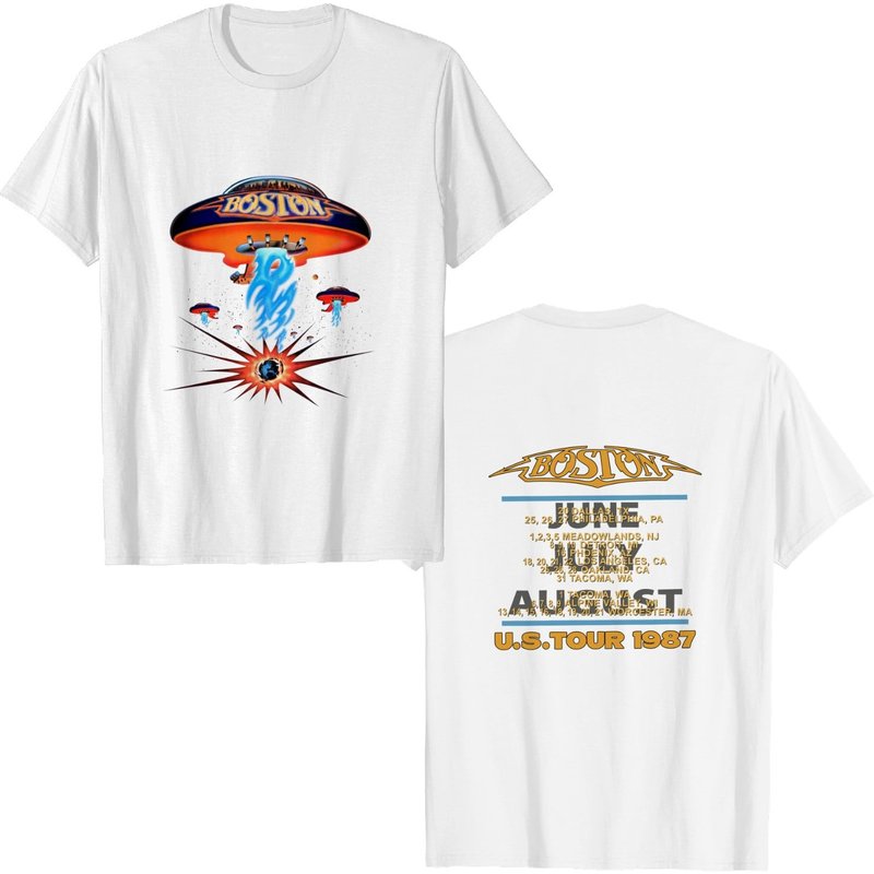 Boston Rock Band Concert Tour 1987 Shirt, Boston Tour Shirt