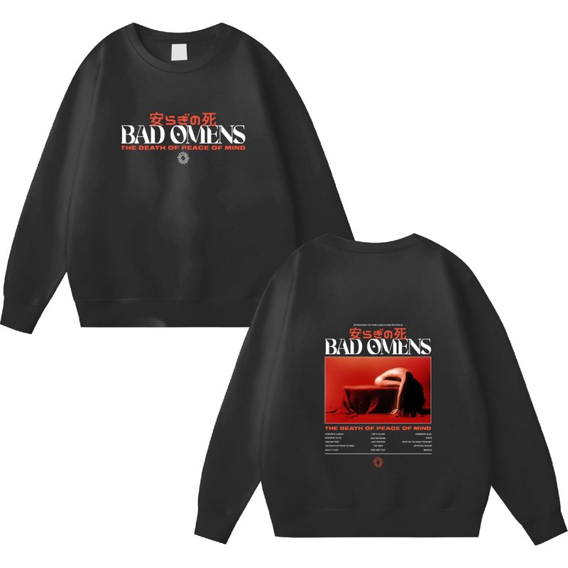 Concrete Jungle Tour Bad Omens Band Shirt 2023 — Sweats à capuche pour hommes