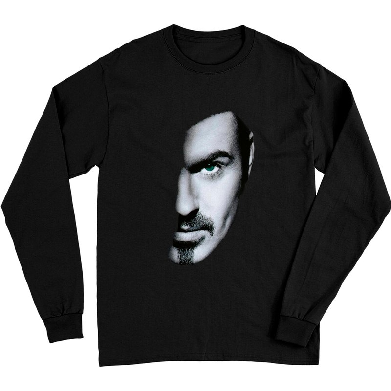 George Michael Face Vintage Long Sleeves — T-shirts pour hommes