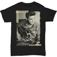 Vintage Elvis Presley Rock And Roll T-shirt — Mens T Shirts