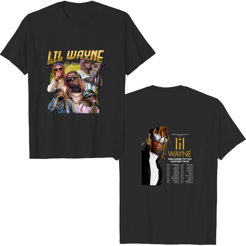 Lil Wayne Rapper The North America Tour 2023 Tee, Lil Wayne Concert 2023 Shirt — T-shirts pour hommes