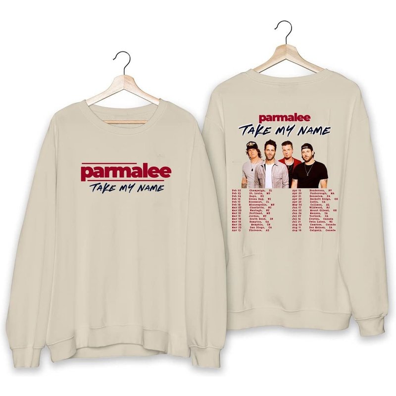 2 Sides Parmalee 2023 Take My Name Tour Shirt, Parmalee 2023 Concert Shirt — Sweats à capuche pour hommes
