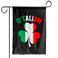 O'talian Italian Irish Shamrock Garden Flags — Drapeaux décoratifs