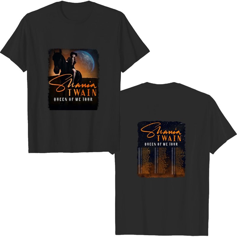 Shania Twain Queen Of Me Tour 2023 Vintage Back Shirt — T-shirts pour hommes