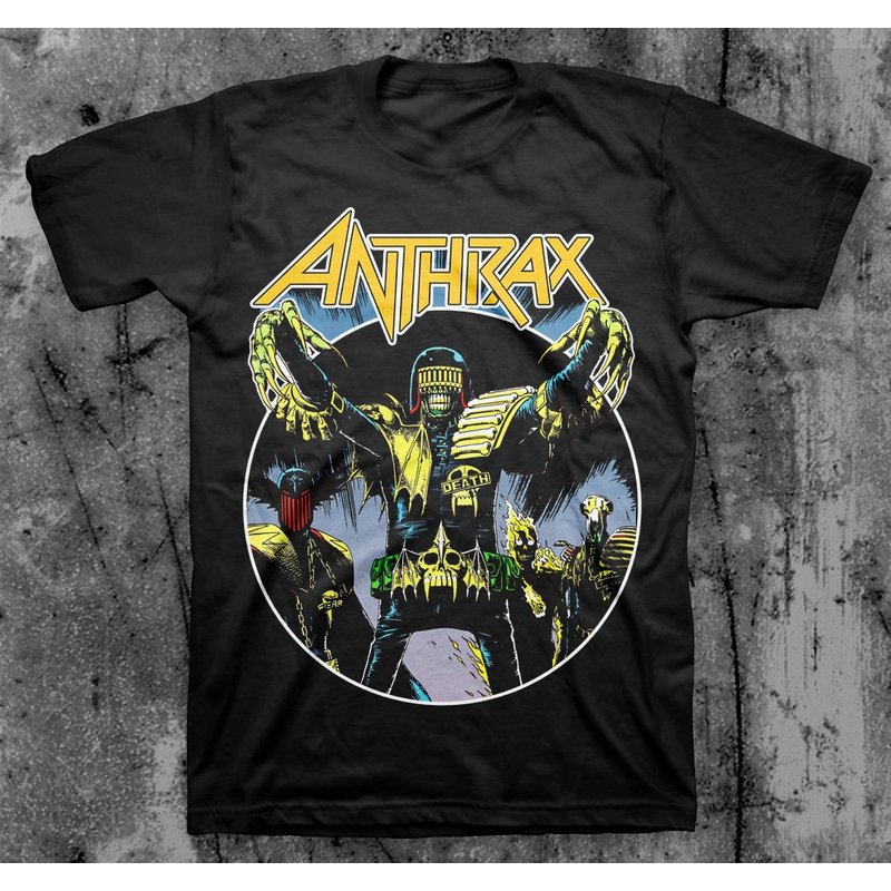 Anthrax Rock Band T Shirt — T-shirts pour hommes
