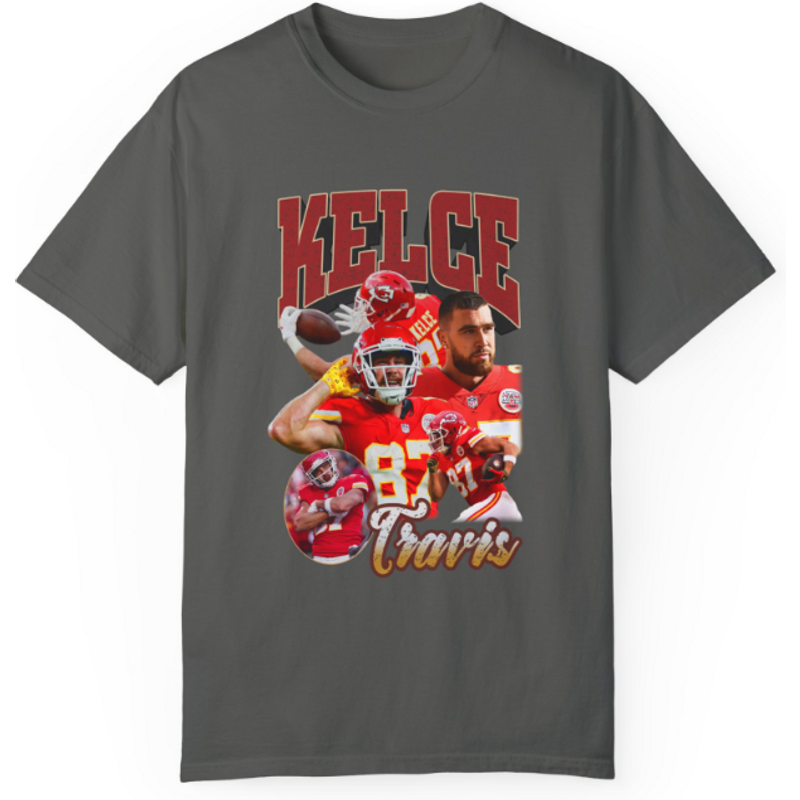 Travis Kelce 90s Vintage Shirt | Chief Shirt | American Football — T-shirts pour hommes
