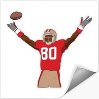 Jerry Rice "flash 80" Sticker — Autocollants et stickers