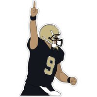 Drew Brees "breesus" Sticker